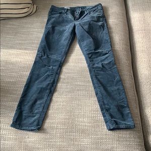 Gap blue/grey skinny corduroys